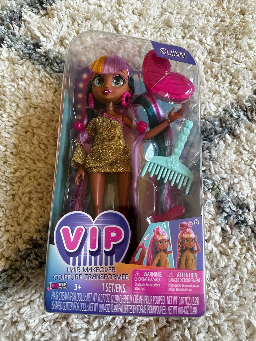 2 VIP Hair Makeover Quinn & Megan Dolls Fashion Doll Toy
